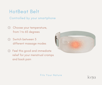 HotBeat Belt - Heating and Massaging your belly